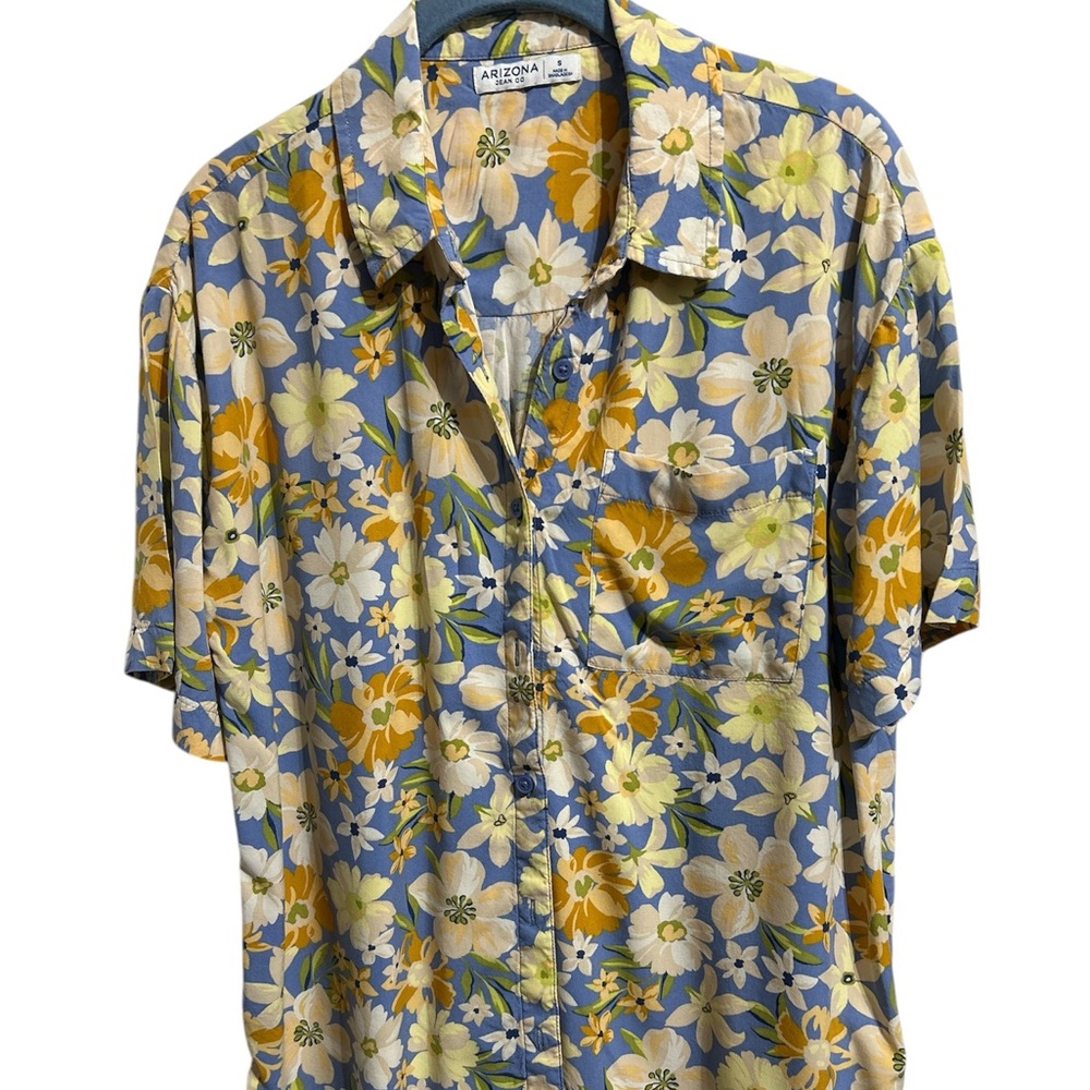 Arizona Jean Co. Hawaiian blouse size Small
